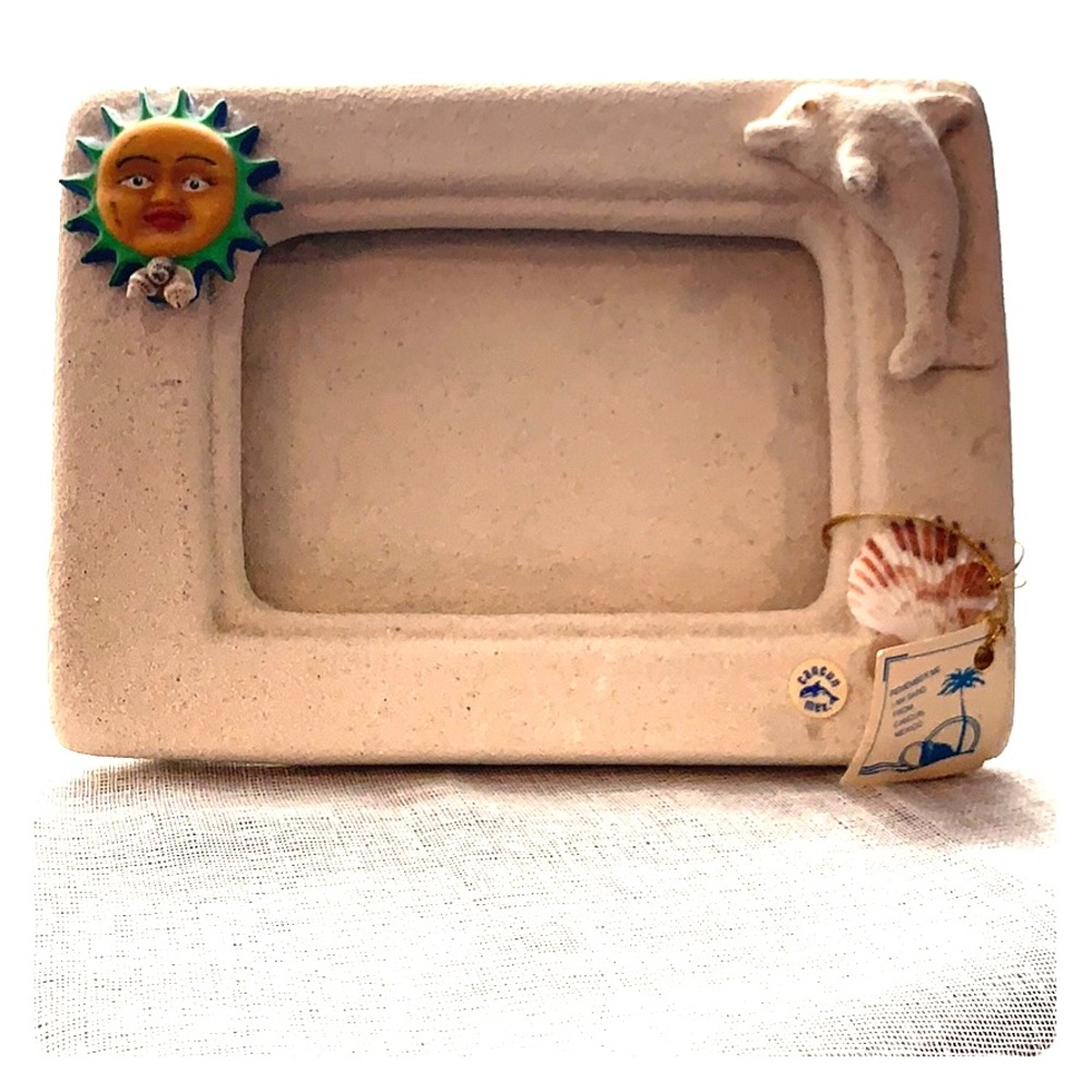 Cancun sand picture frame.